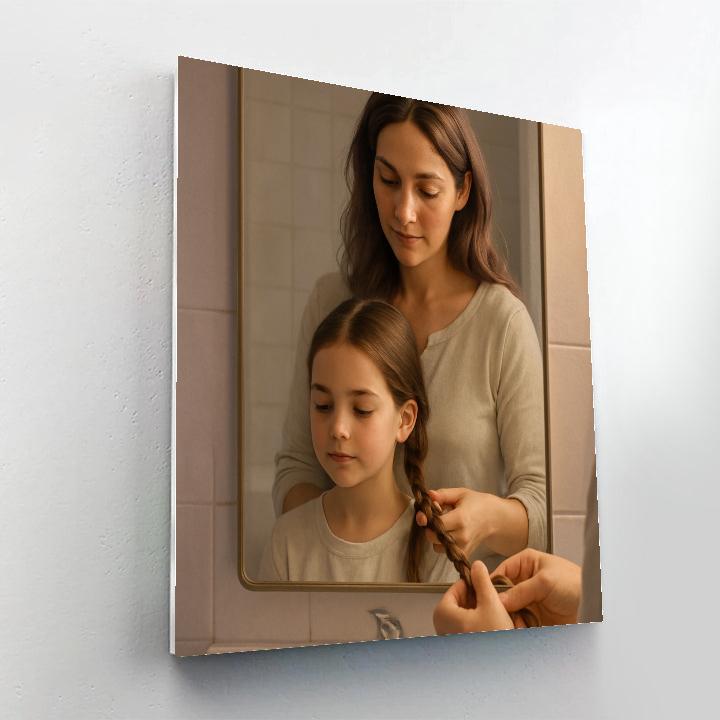 Mirror Braids Morning Ritual paint by color