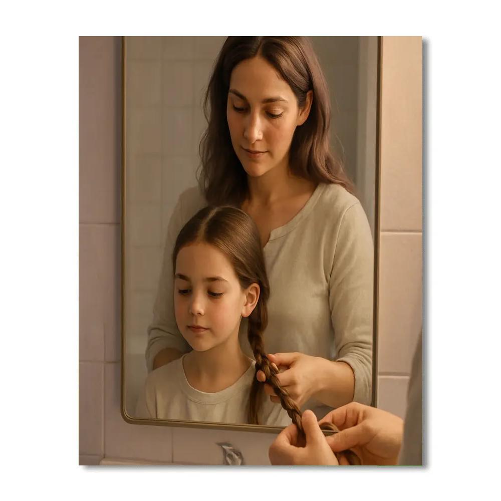 Mirror Braids Morning Ritual paint by color