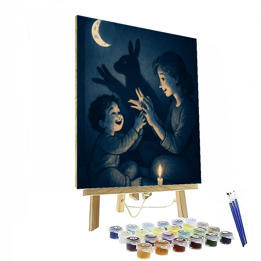 Moonlight Shadow Puppet Stories paint by color