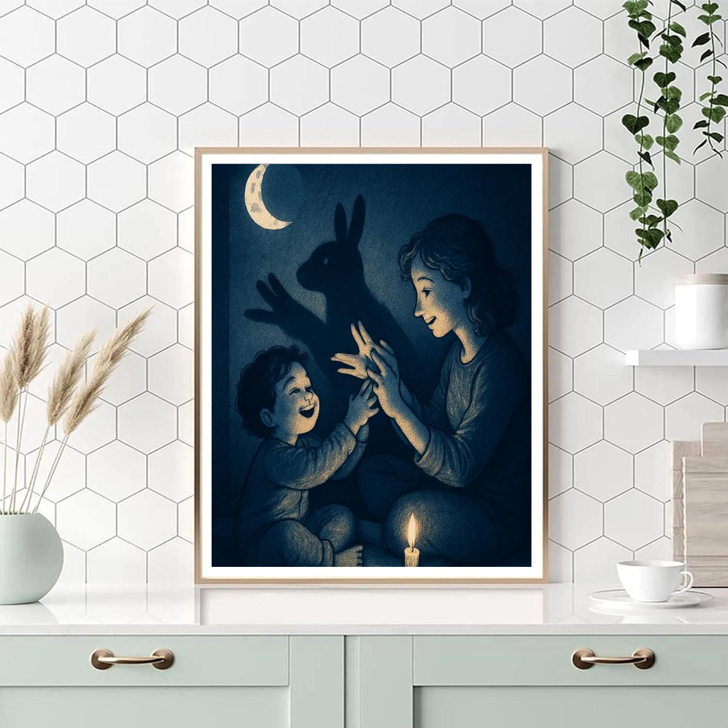 Moonlight Shadow Puppet Stories paint by color