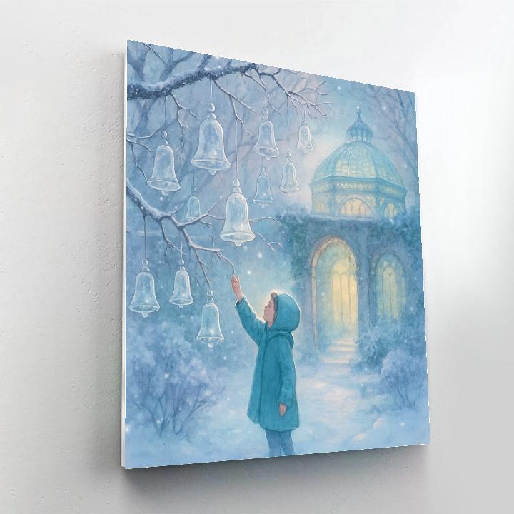 Christmas Garden Of Crystal Bells Numbered painting kits