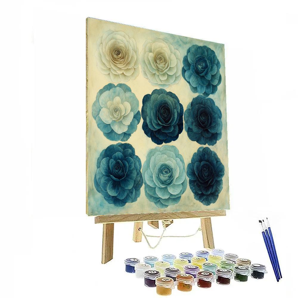 Leonardo Da Vinci Inspired Nebula Herbarium Painting by numbers kit