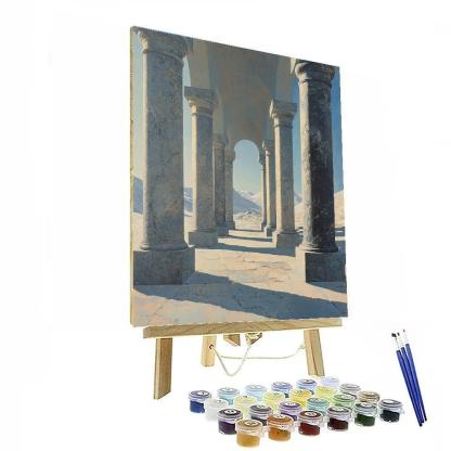 Michelangelo Inspired Lunar Basalt Garden Paint by numbers kits