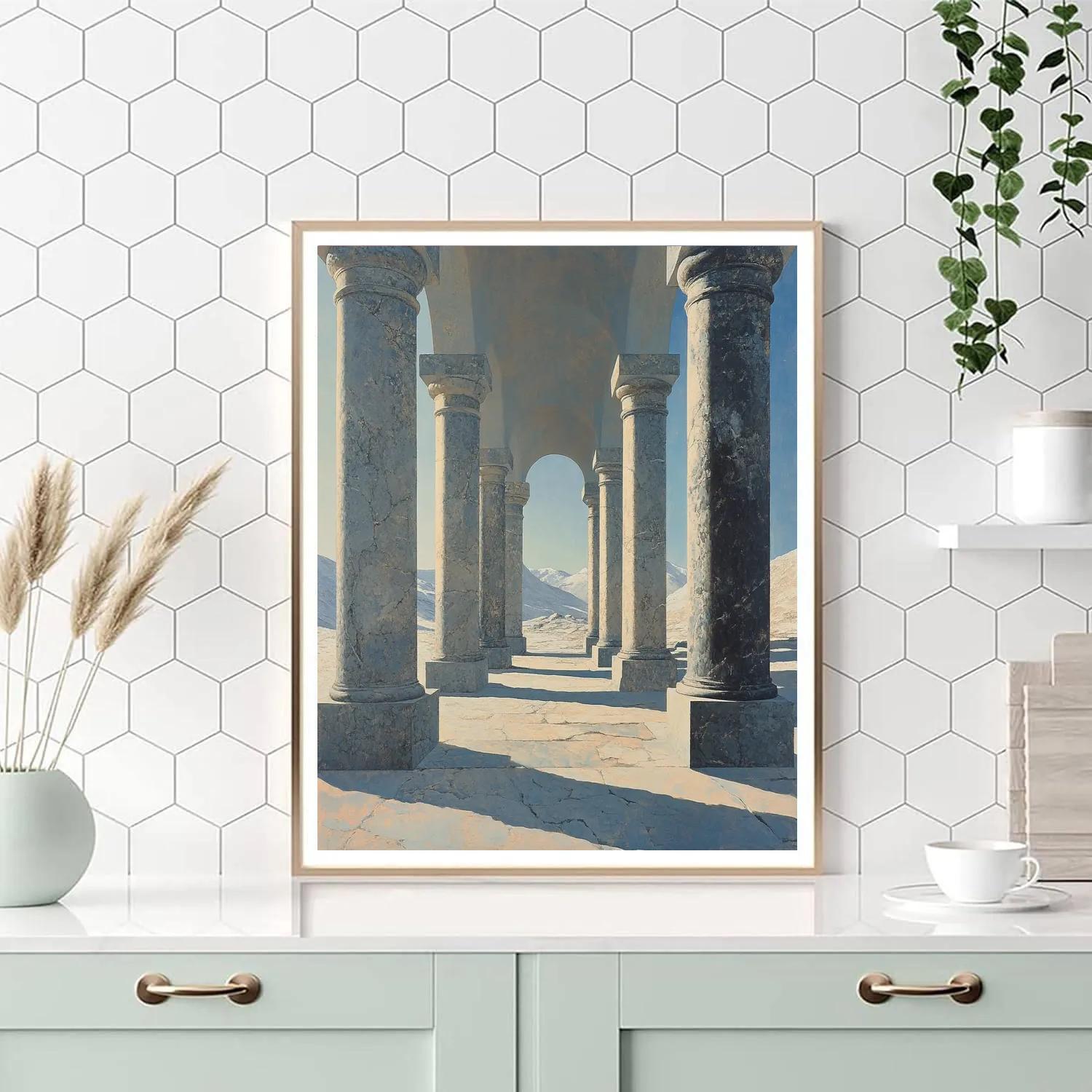 Michelangelo Inspired Lunar Basalt Garden Paint by numbers kits