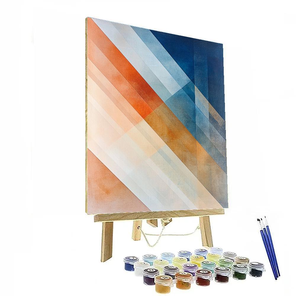 Paul Klee Inspired Gravitational Lullaby Grid Paint by numbers kits