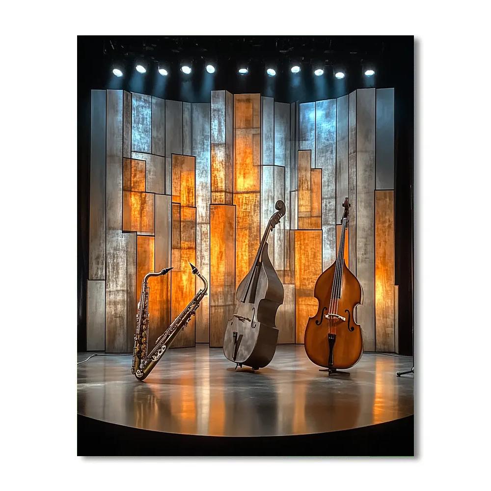 Picasso Inspired Abstract Musicians Painting by numbers kit