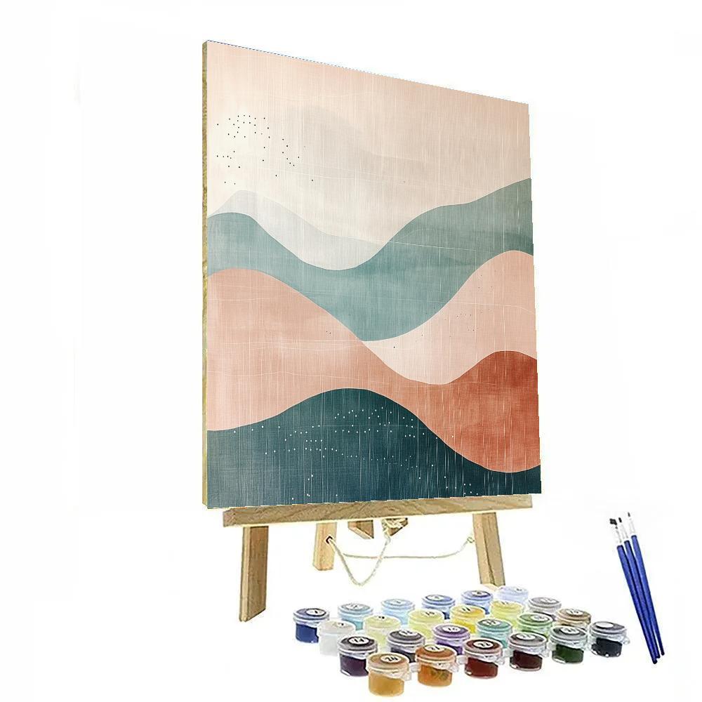 Paul Klee Inspired Echoes Of Cosmic Background painting number kit