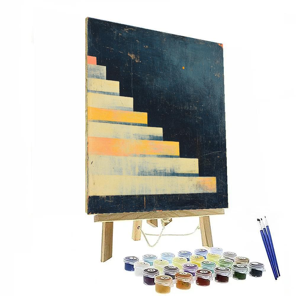 Paul Klee Inspired Time Dilation Cantata paint by number