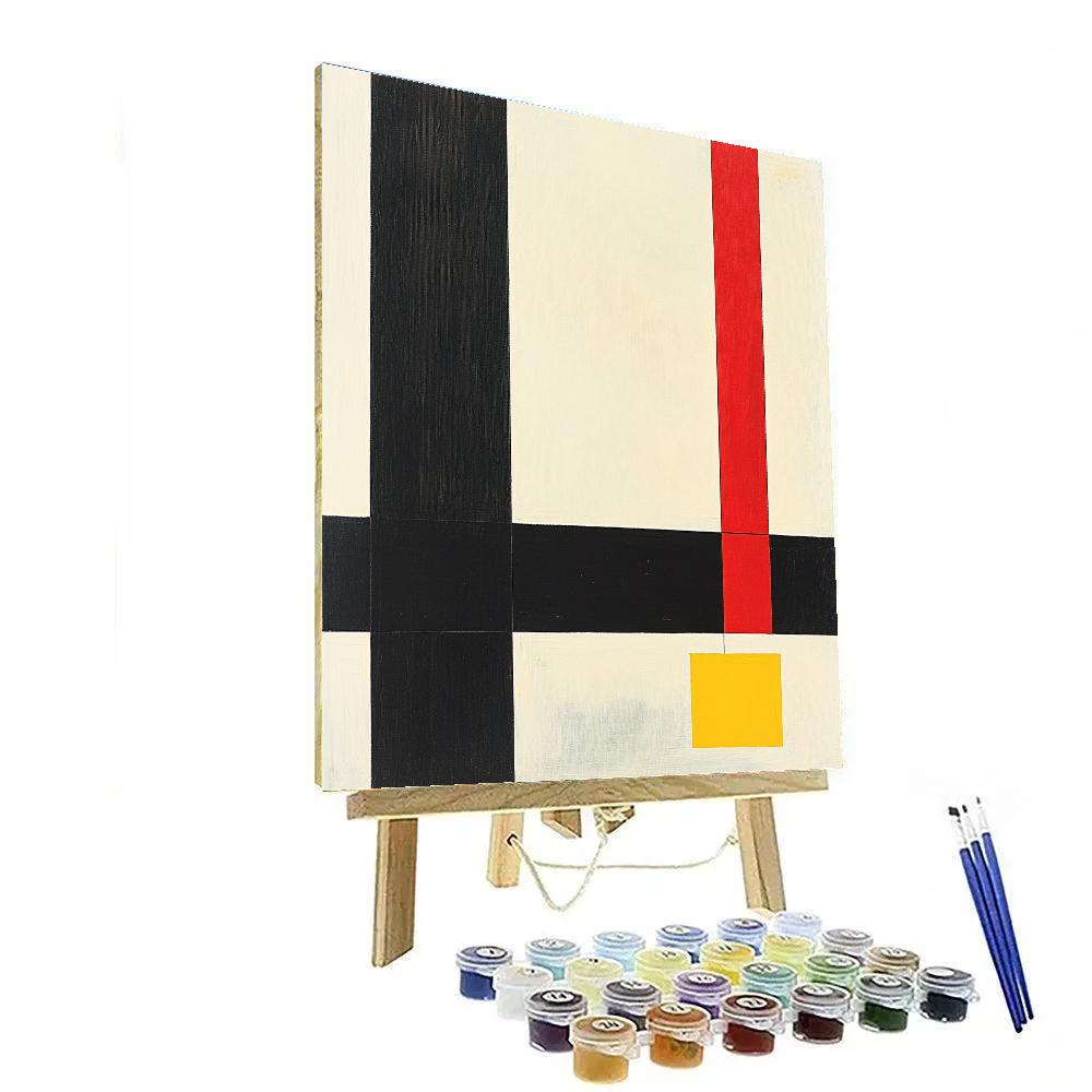 Kazimir Malevich Inspired Pulsar Rhythm Grid paint by color