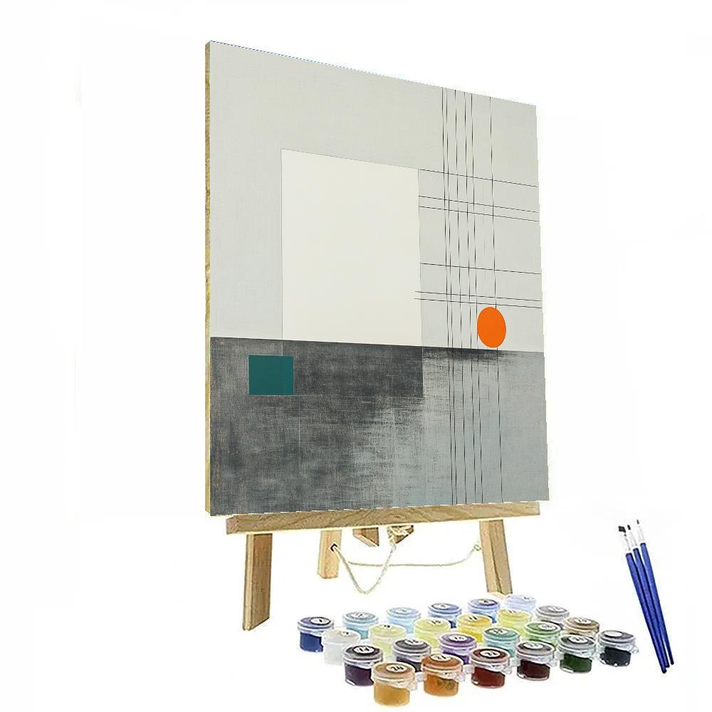 Kazimir Malevich Inspired Dark Matter Lattice Silence Painting by numbers kit