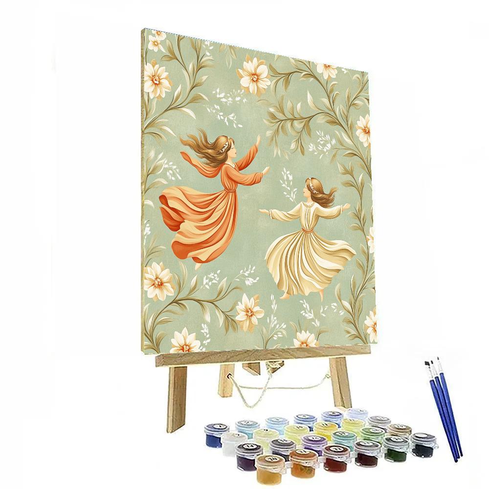 Botticelli Inspired Birth Of Spring Paint by numbers art