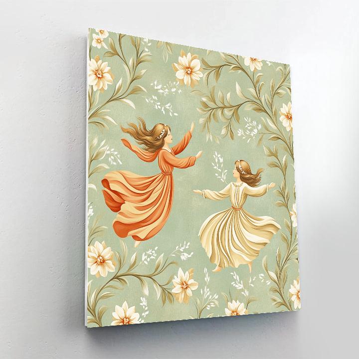 Botticelli Inspired Birth Of Spring Paint by numbers art