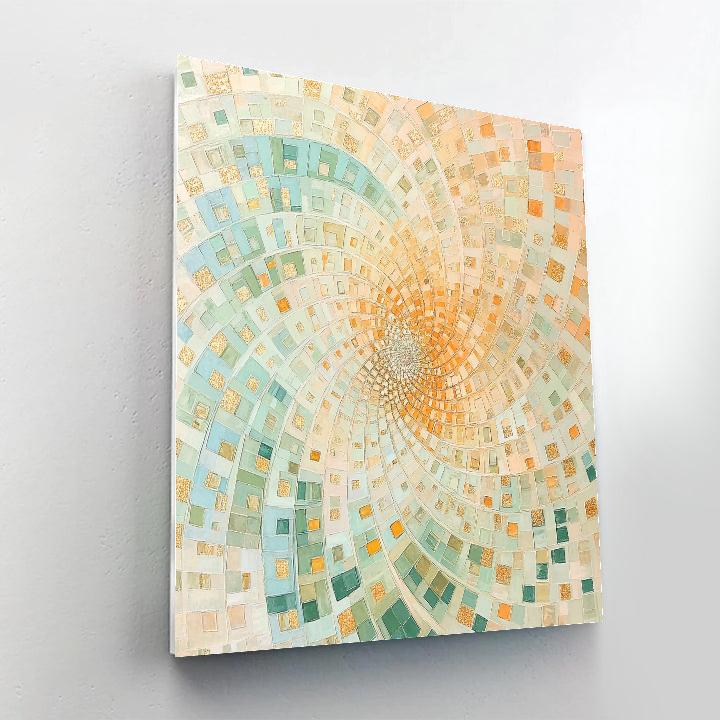 Gustav Klimt Inspired Blossoming Spirals Of Spring paint by color