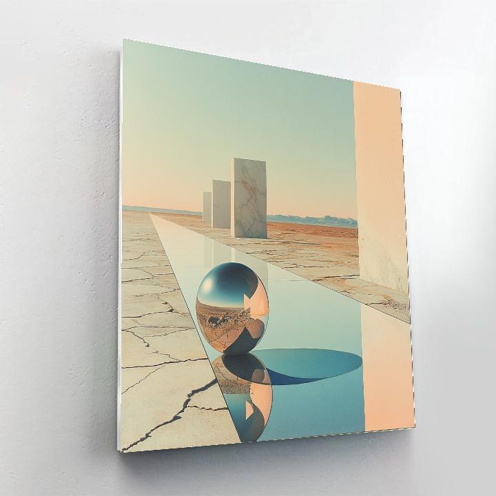 Salvador Dali Inspired Desert Dreams Numbered painting kits