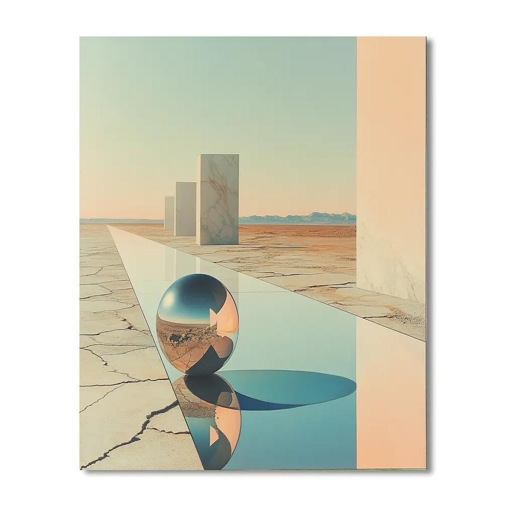 Salvador Dali Inspired Desert Dreams Numbered painting kits