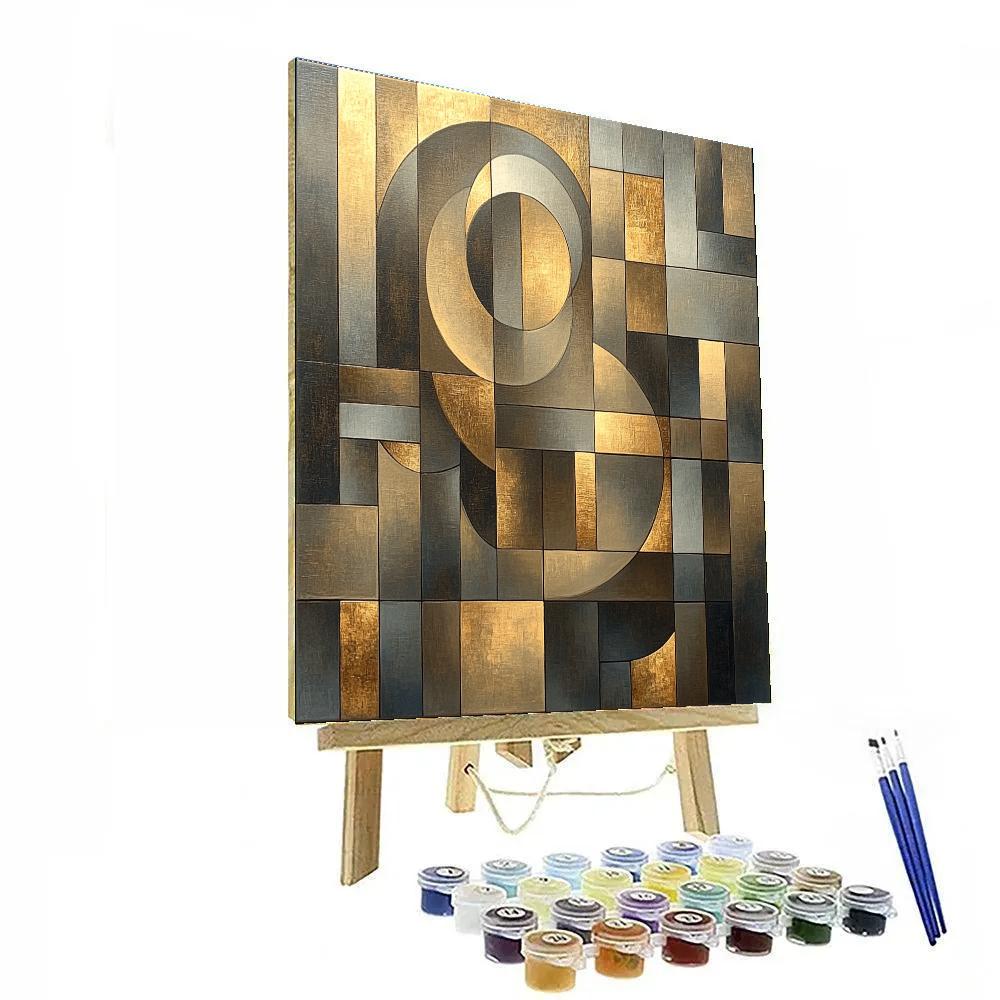 Gustav Klimt Inspired Labyrinth Of Quiet Thoughts paint by number