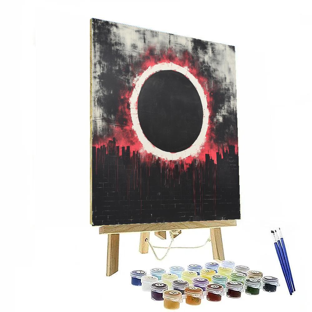 Banksy Inspired Carbon Eclipse Manifesto DIY paint by numbers