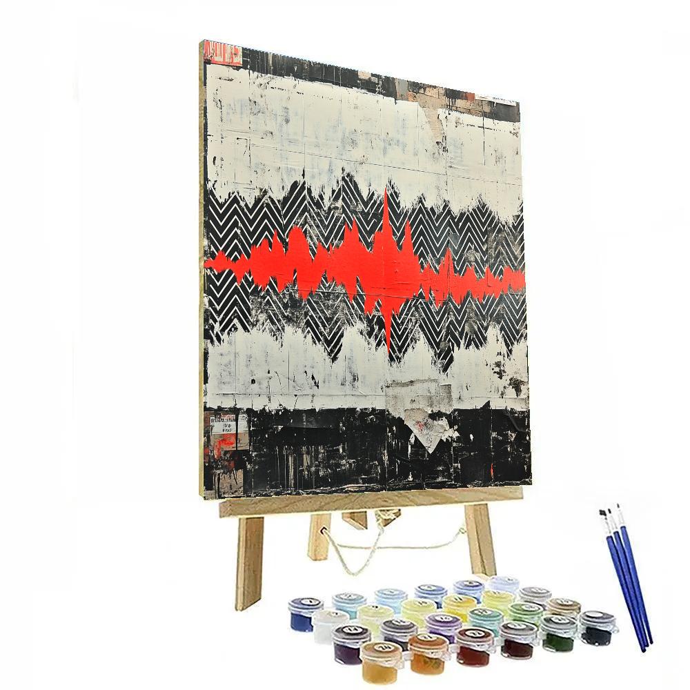 Banksy Inspired Signal Noise Democracy paint by number