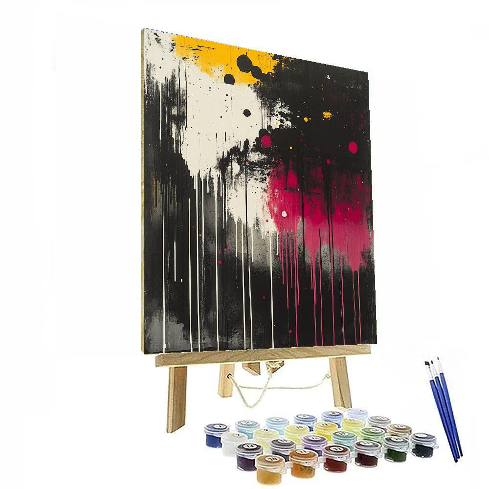 Jackson Pollock Inspired Urban Energy Numbered painting kits