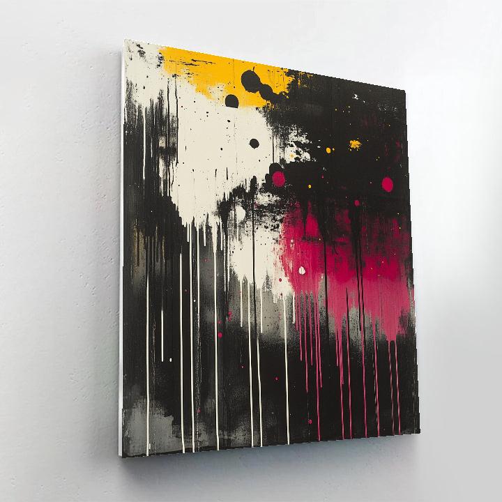 Jackson Pollock Inspired Urban Energy Numbered painting kits