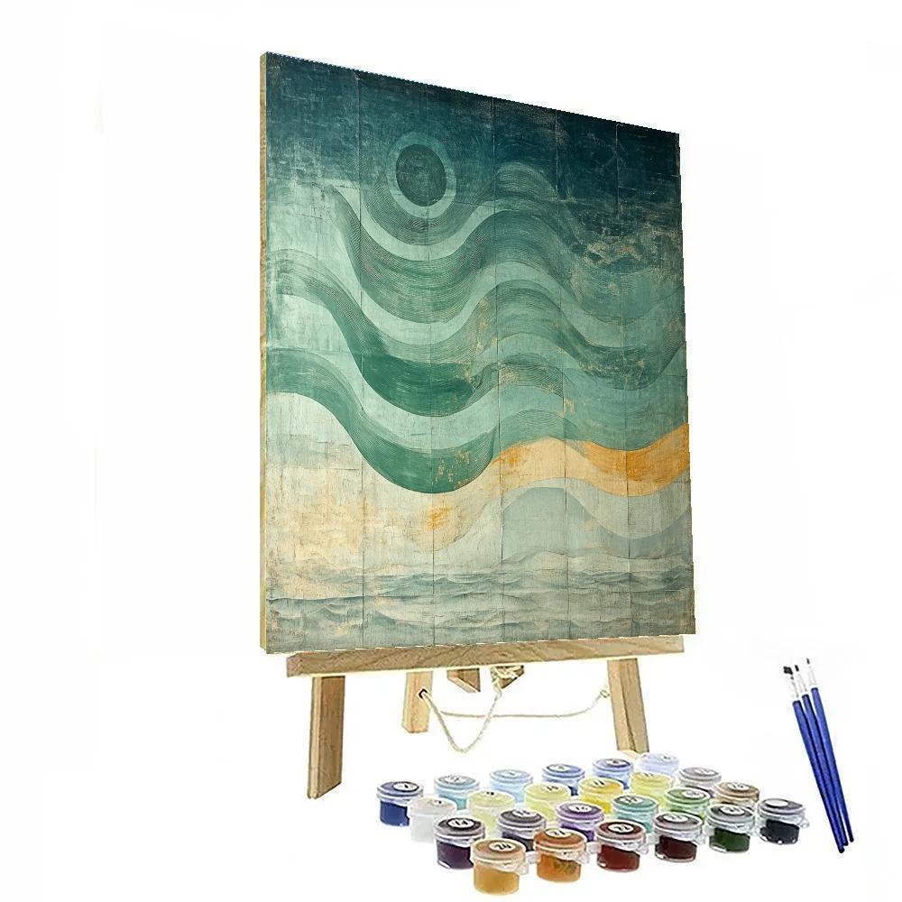 Max Ernst Inspired Cartography Of Unseen Winds Number painting