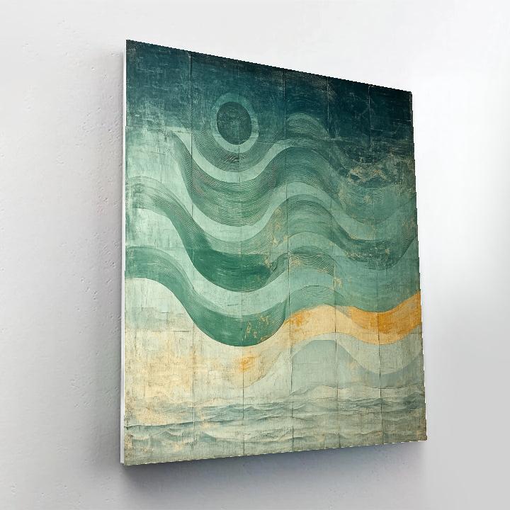 Max Ernst Inspired Cartography Of Unseen Winds Number painting