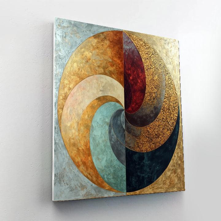 Gustav Klimt Inspired Spiral Seasons Of The Earth Paint by numbers kits