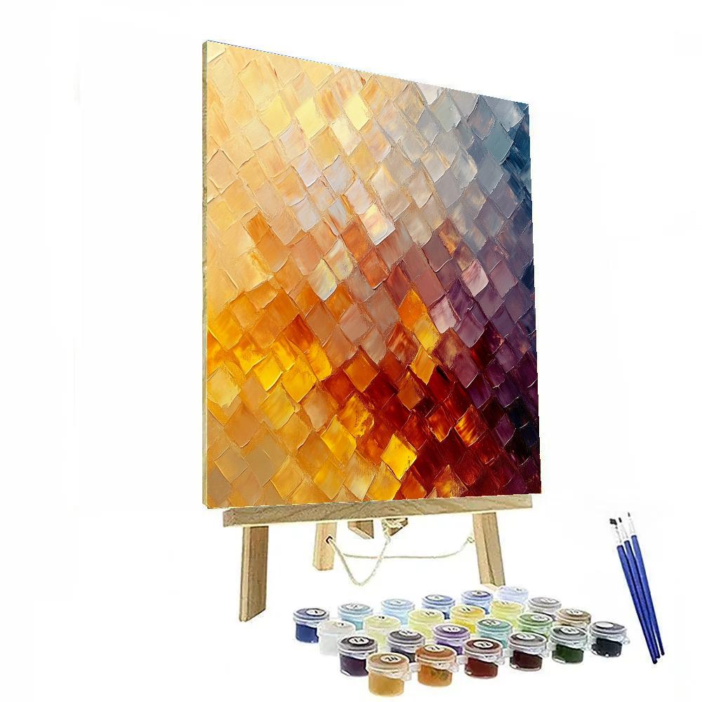 Jean-Paul Riopelle Inspired Meteoric Dust Storm In Autumn Tones Number painting