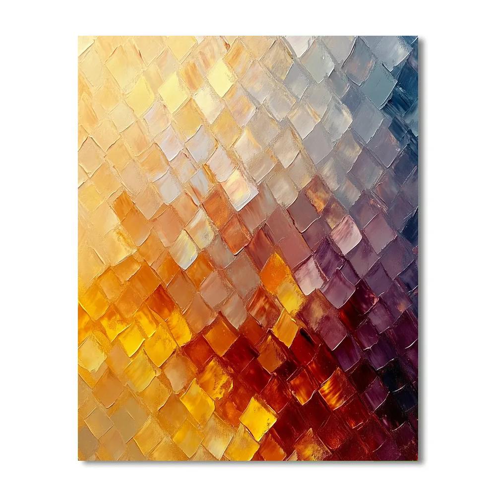 Jean-Paul Riopelle Inspired Meteoric Dust Storm In Autumn Tones Number painting