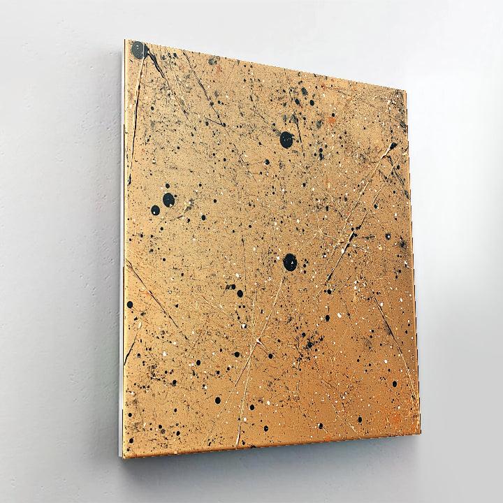 Jackson Pollock Inspired Tectonic Pulse Sediment Bloom paint by number
