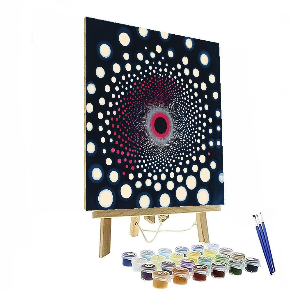 Yayoi Kusama Inspired Event Horizon Infinity Dots Paint by numbers kits