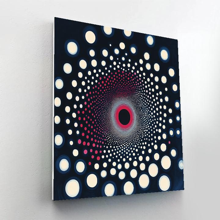 Yayoi Kusama Inspired Event Horizon Infinity Dots Paint by numbers kits