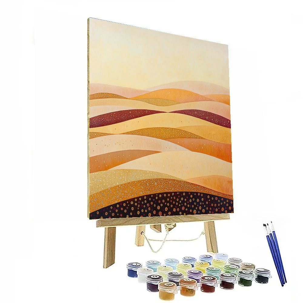 Gustav Klimt Inspired Desert Mirage Ornament painting number kit