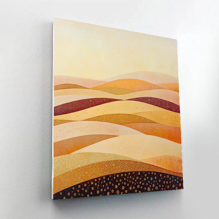 Gustav Klimt Inspired Desert Mirage Ornament painting number kit