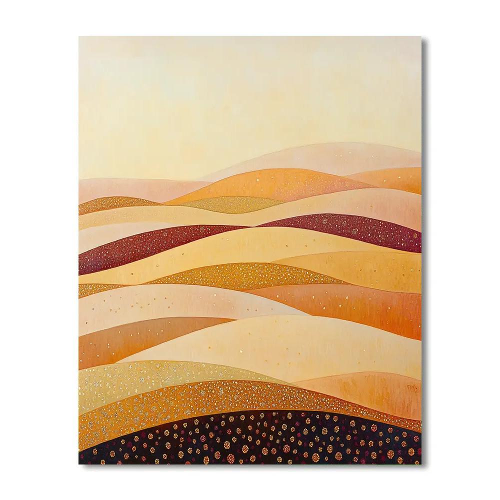 Gustav Klimt Inspired Desert Mirage Ornament painting number kit