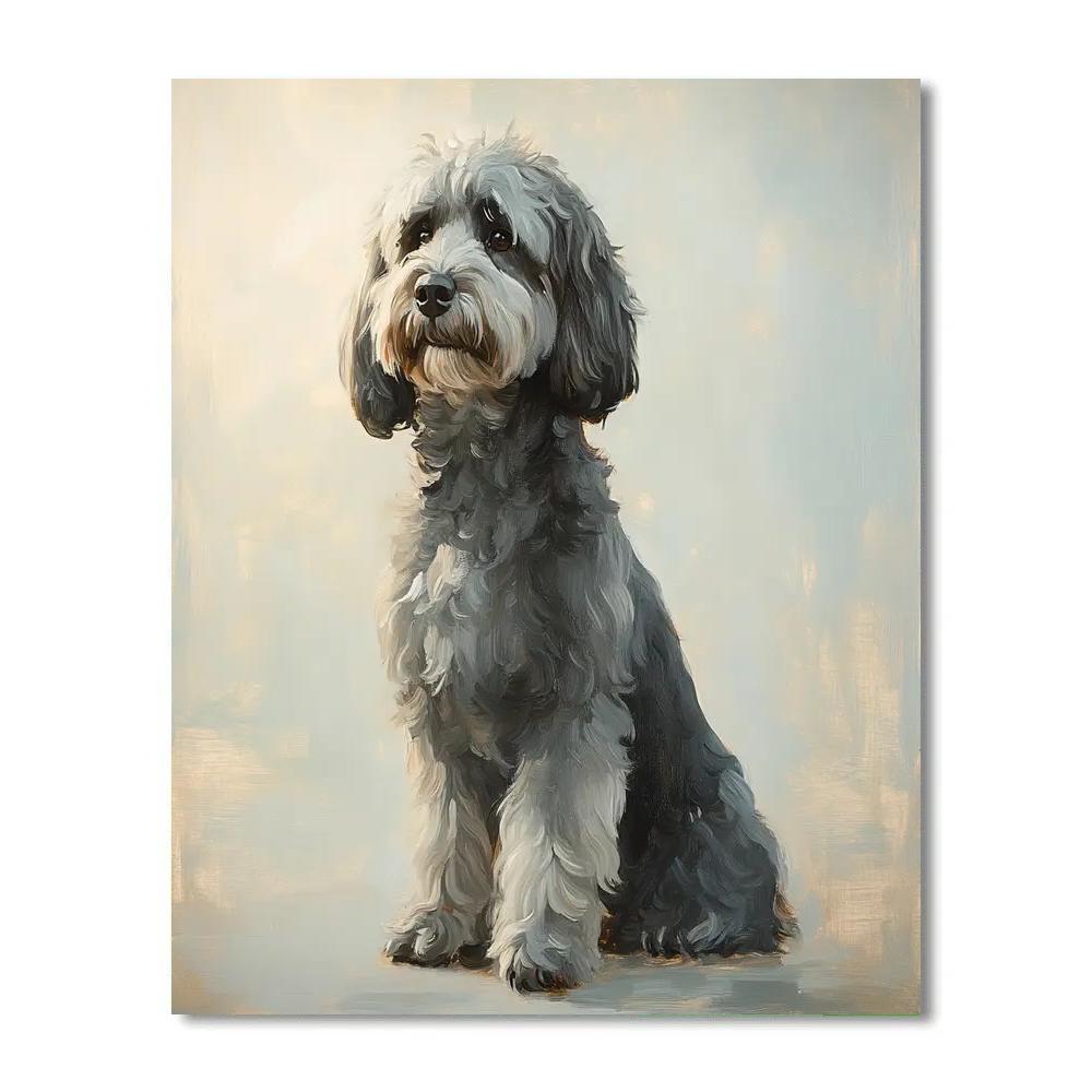 Diego Velazquez Inspired Court Hound Portrait painting number kit