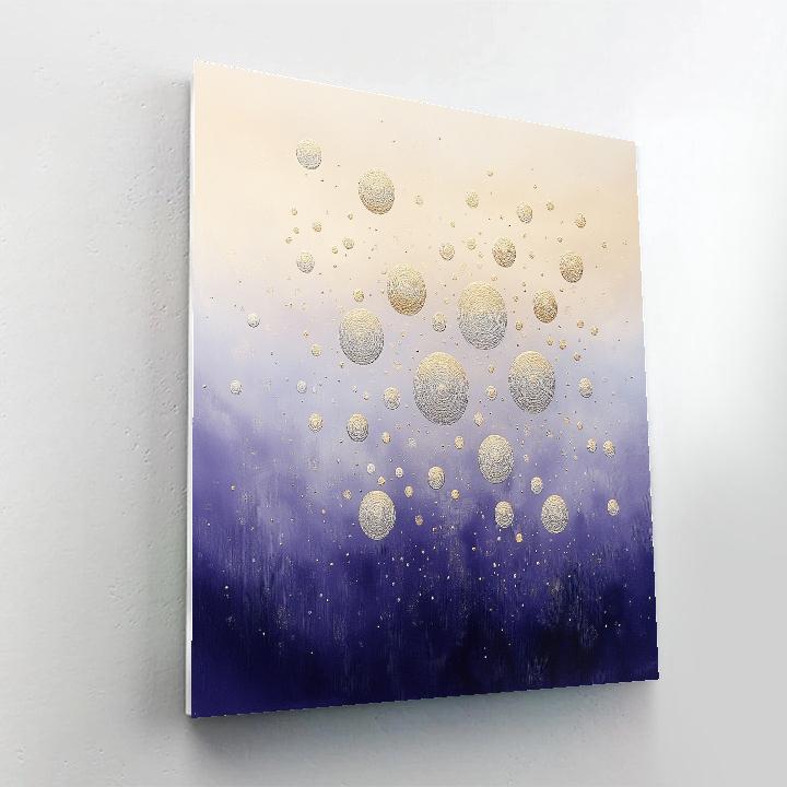 Gustav Klimt Inspired Constellations Of Inner Peace Number painting