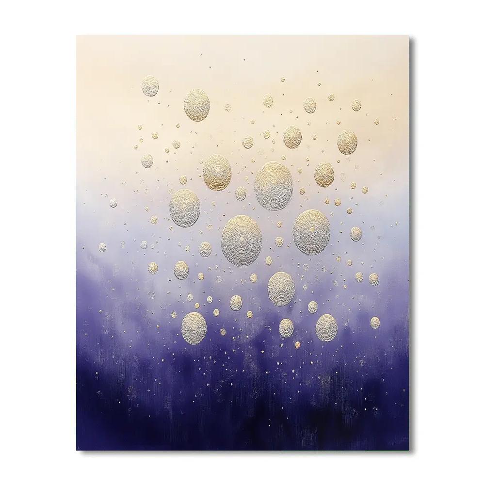 Gustav Klimt Inspired Constellations Of Inner Peace Number painting