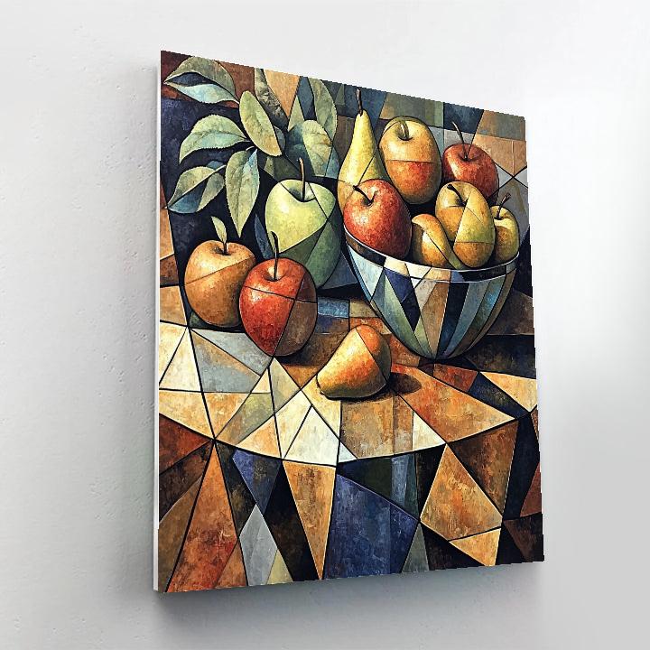 Pablo Picasso Inspired Fractured Orchard Still Life Paint by numbers kits