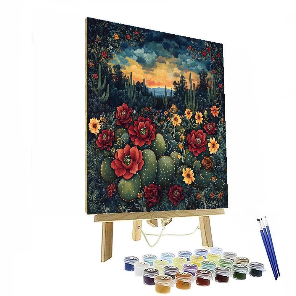 Frida Kahlo Inspired Nebula Garden Of Resilience paint by numbers