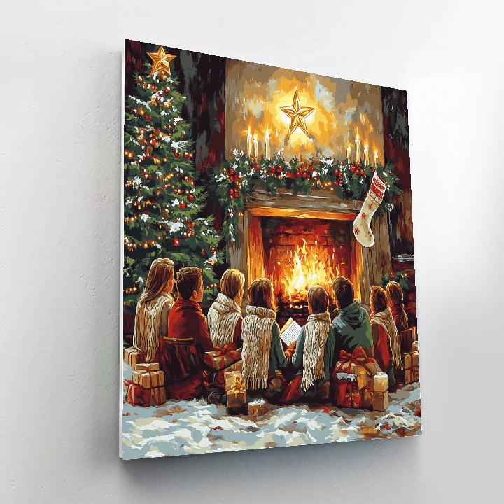 Hearth And Hymn Circle paint by number