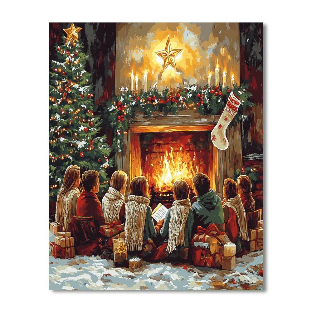 Hearth And Hymn Circle paint by number