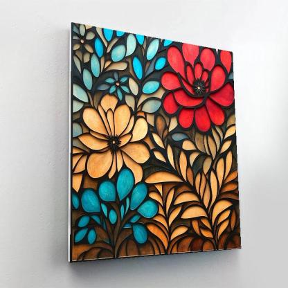 Frida Kahlo Inspired Constellation Papercut Botanica painting number kit