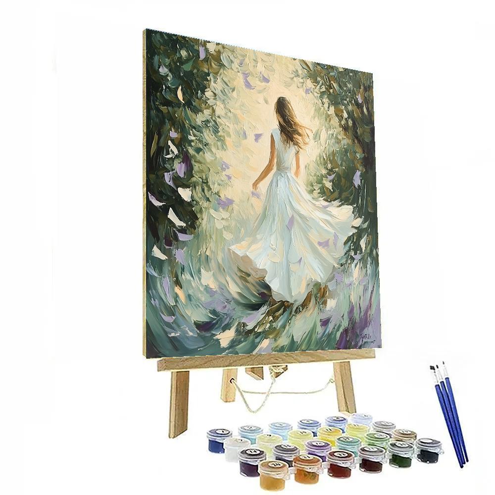 Berthe Morisot Inspired Garden Breeze paint by color