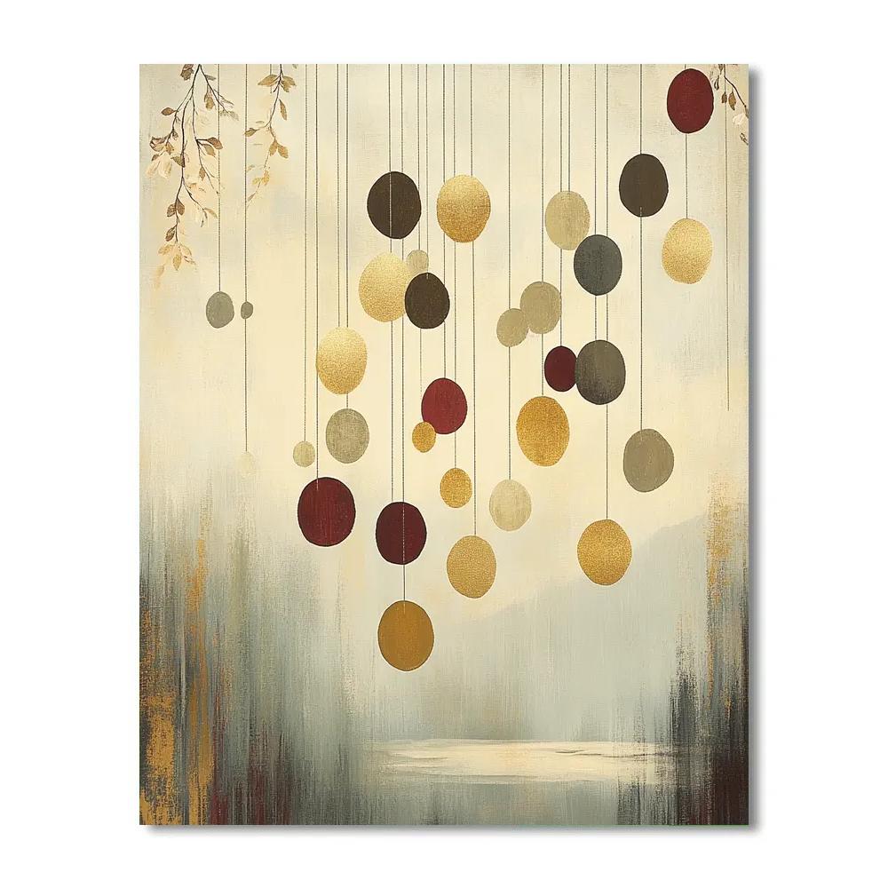Gustav Klimt Inspired Orchard Of Golden Silence paint by numbers