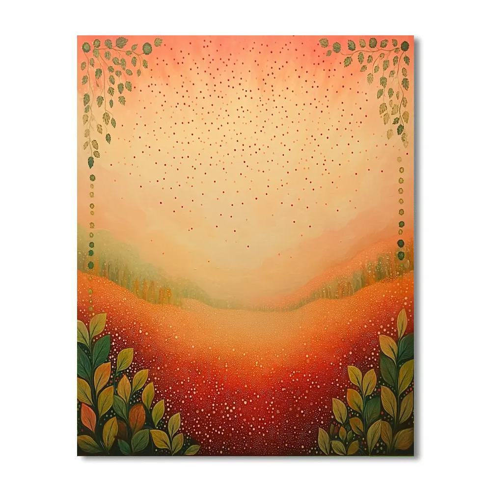 Frida Kahlo Inspired Cosmic Pollination Drift Numbered painting kits