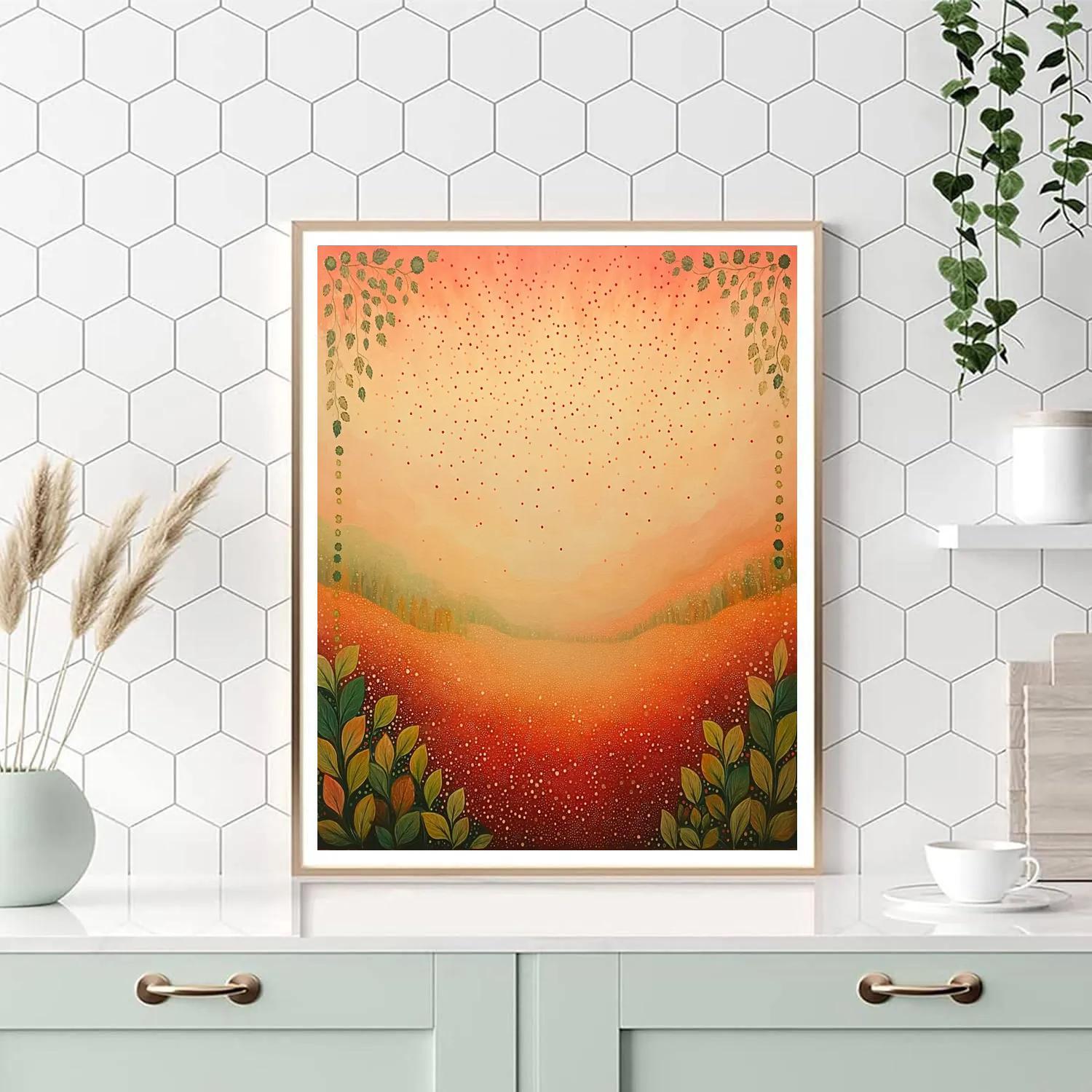 Frida Kahlo Inspired Cosmic Pollination Drift Numbered painting kits