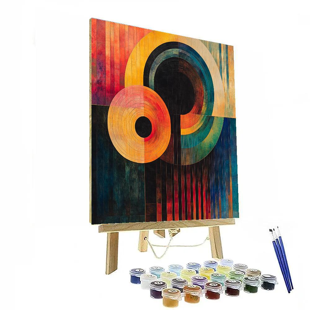 Wassily Kandinsky Inspired Cosmic Composition Painting by numbers kit