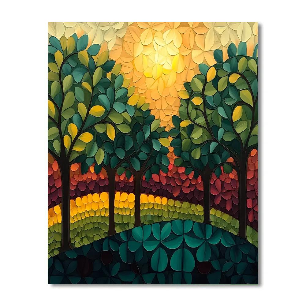 Frida Kahlo Inspired Eclipse Shadow Orchard Paint by numbers kits