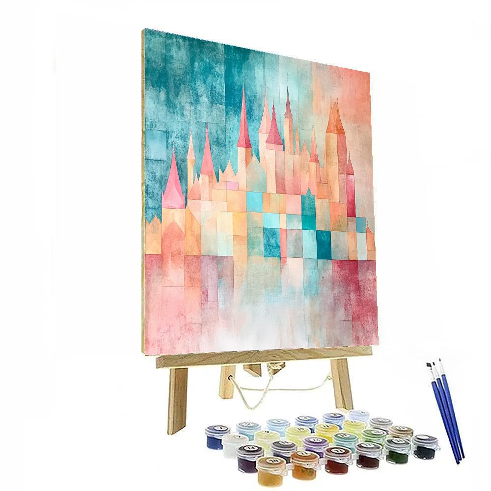 Paul Klee Inspired Castle Of Dreams painting number kit